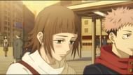 Yuko Ozawa and Itadori Yuji as seen in the anime (Image via MAPPA)